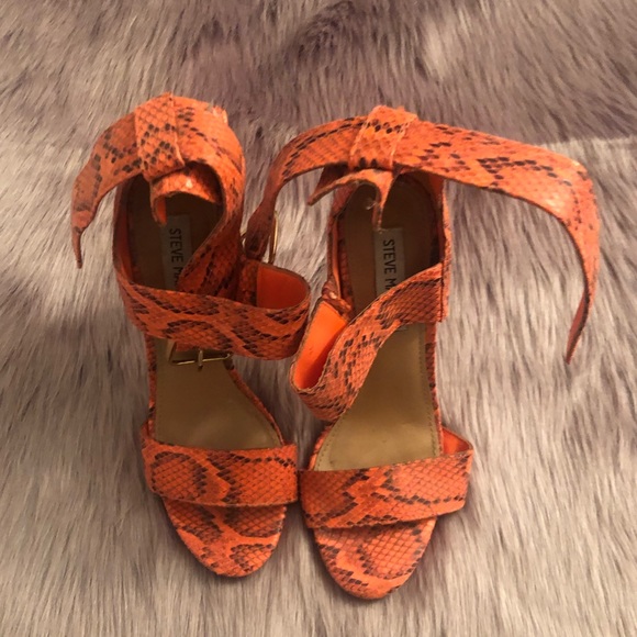orange snake heels